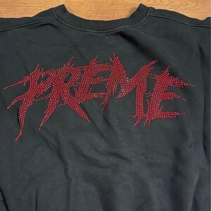 Preme rhinestones sweatshirt size medium